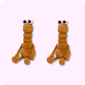 Marcus The Worm Plush 2PCS