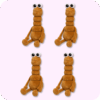 Marcus The Worm Plush 4PCS